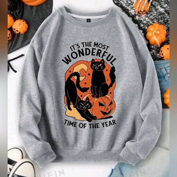 BNWT Shein "It's the most wonderful time of the year" sweatshirt size 0XL - Picture 1 of 4